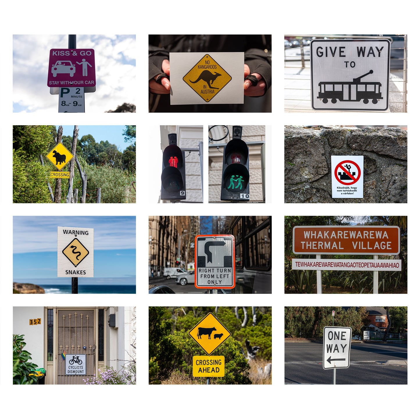 2027 Funny Road Signs Wall Calendar | 1800 Istvan Maar Photography