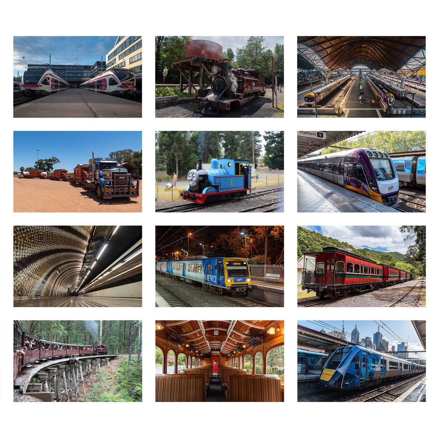 2027 Personalised Train Wall Calendar | 8987