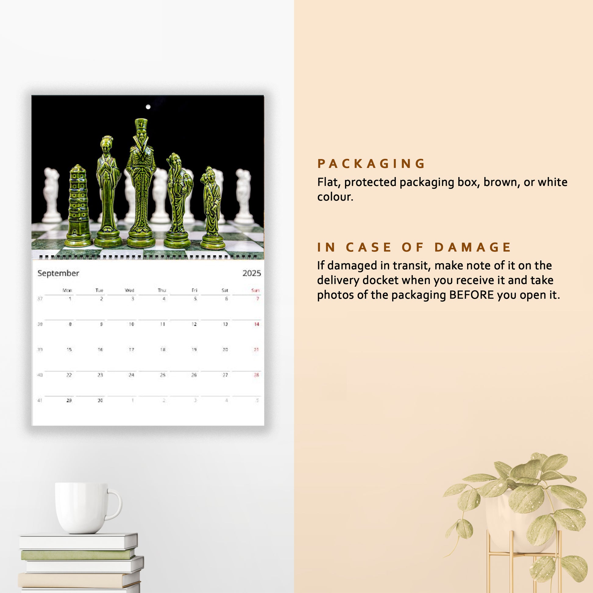 Packaging of Chess Calendar by Istvan Maar Photography US & Canada version LT