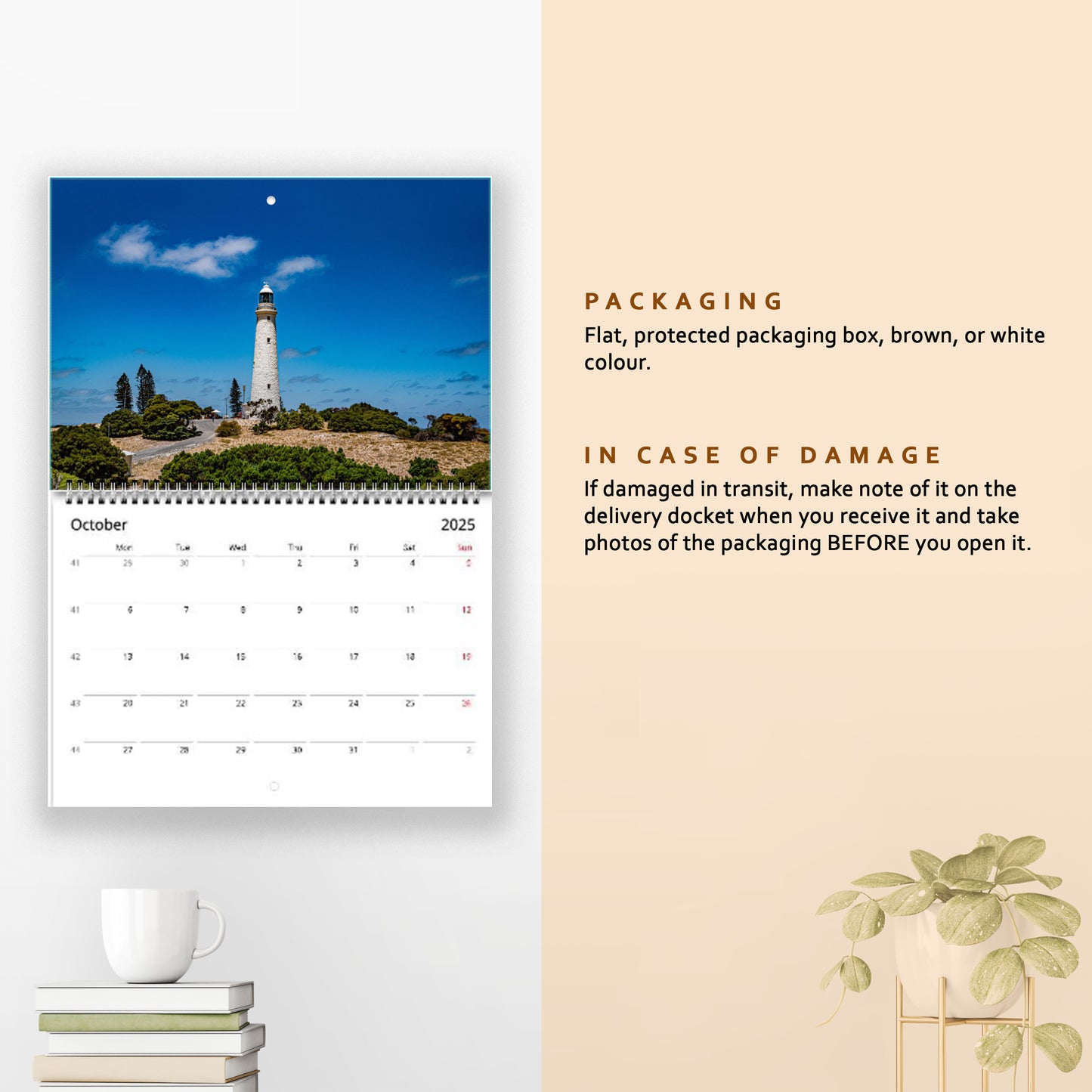 Lighthouse Wall Calendar by Istvan Maar Photography - packaging