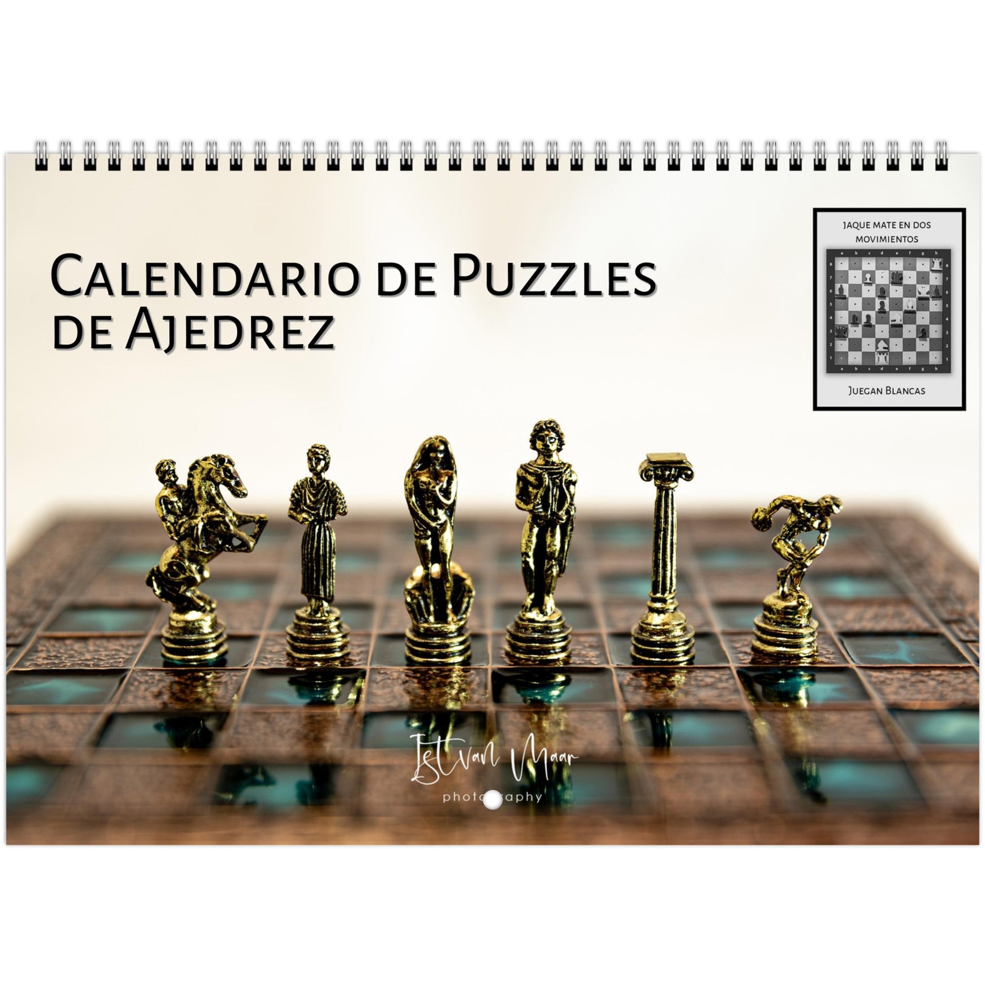 Chess Puzzle Calendar creative chess by Istvan Maar Photography