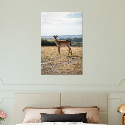 Deer wildlife canvas – product lifestyle alternate view