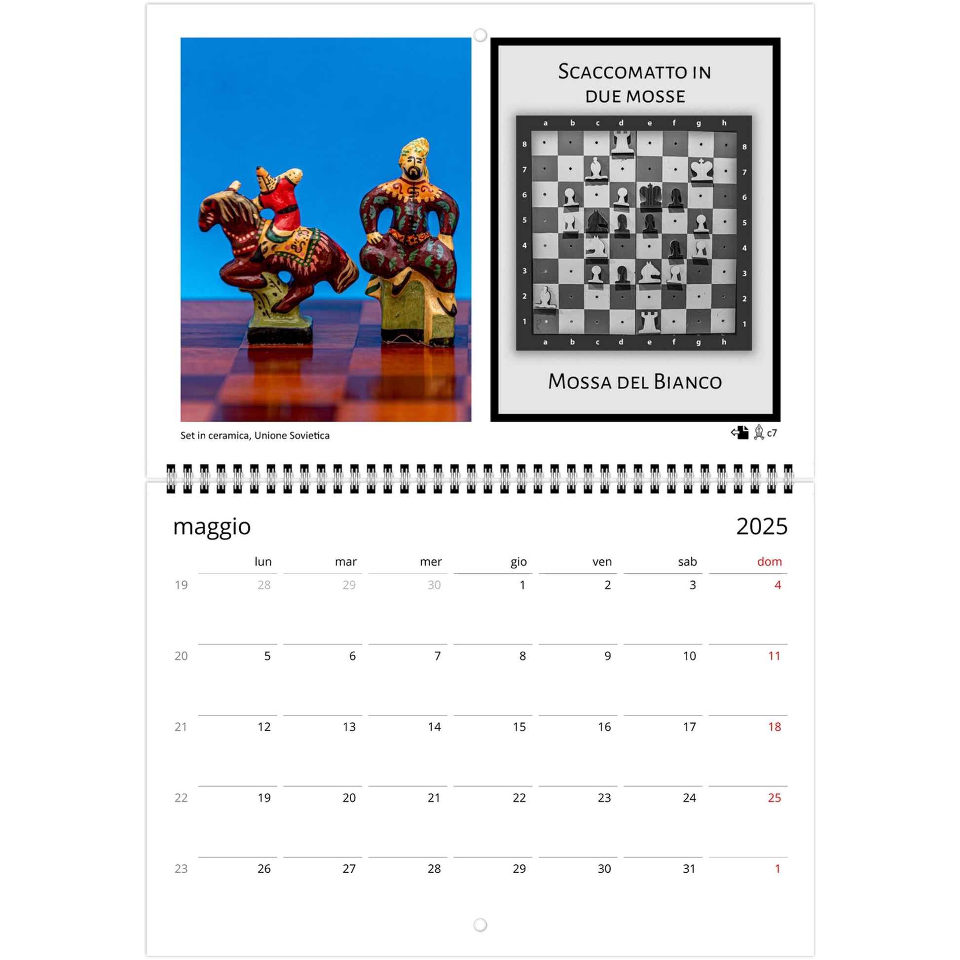 Chess Puzzle Calendar creative chess by Istvan Maar Photography