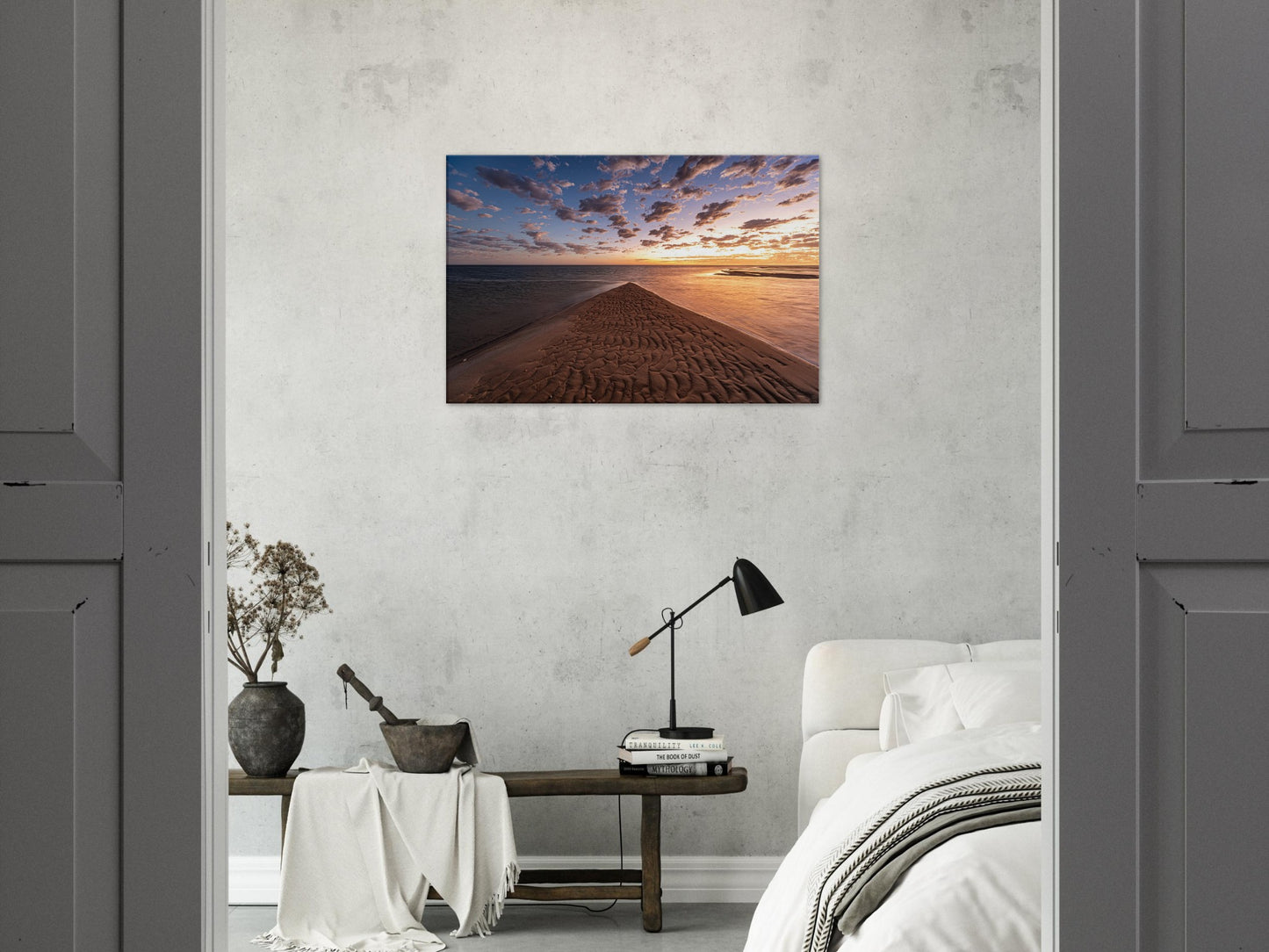 Ocean Beach Sunrise Canvas - Shark Bay by Istvan Maar Photography - bedroom