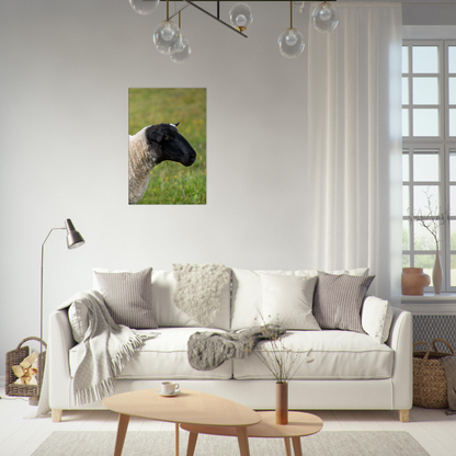 Sheep Domestic Animal Canvas Wall Art Photography, Nursery Print, Nursery Animal Wall Decor, Kids Room, Prints, Stretched canvas by Istvan Maar Photography 07