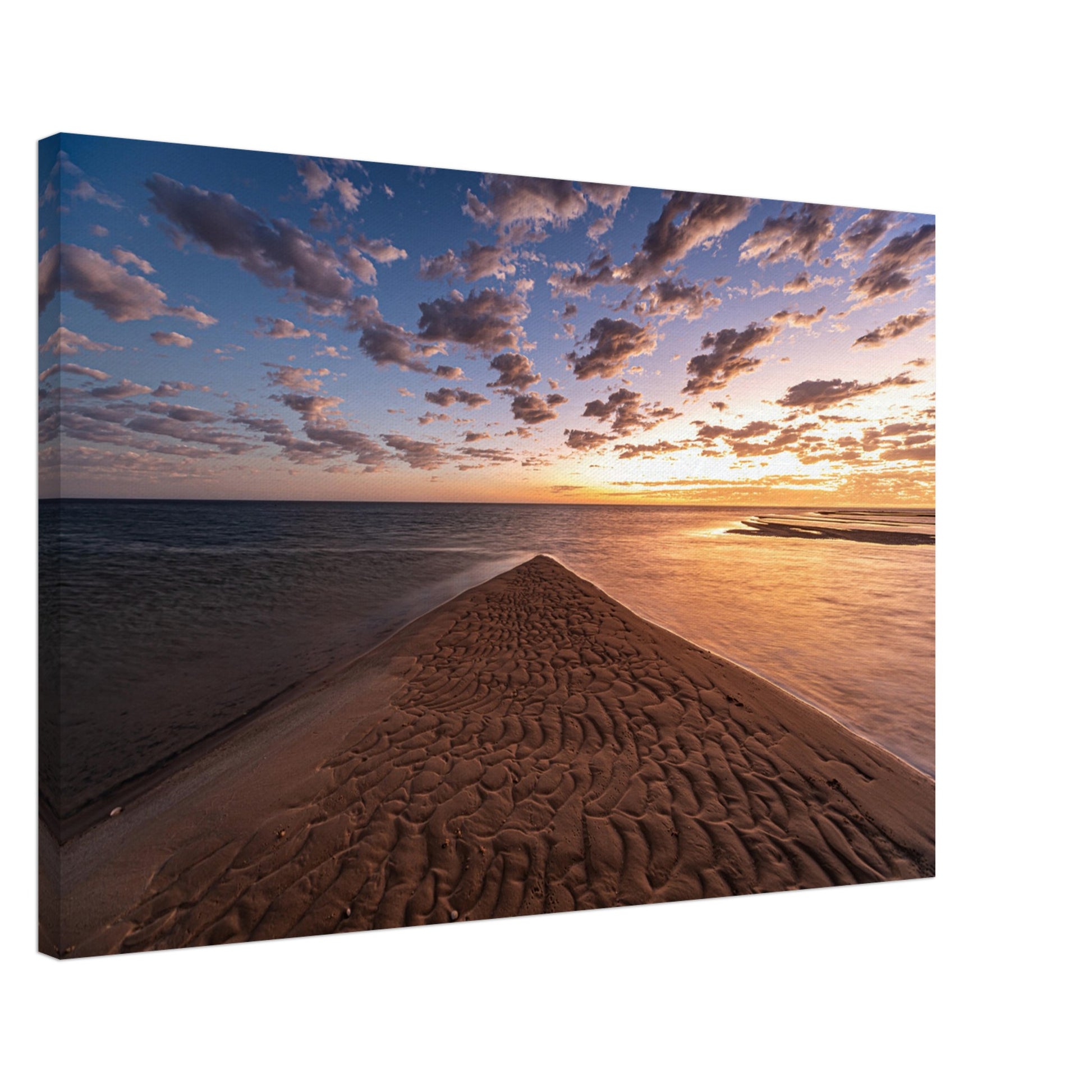 Ocean Beach Sunrise Canvas - Shark Bay by Istvan Maar Photography - close-up