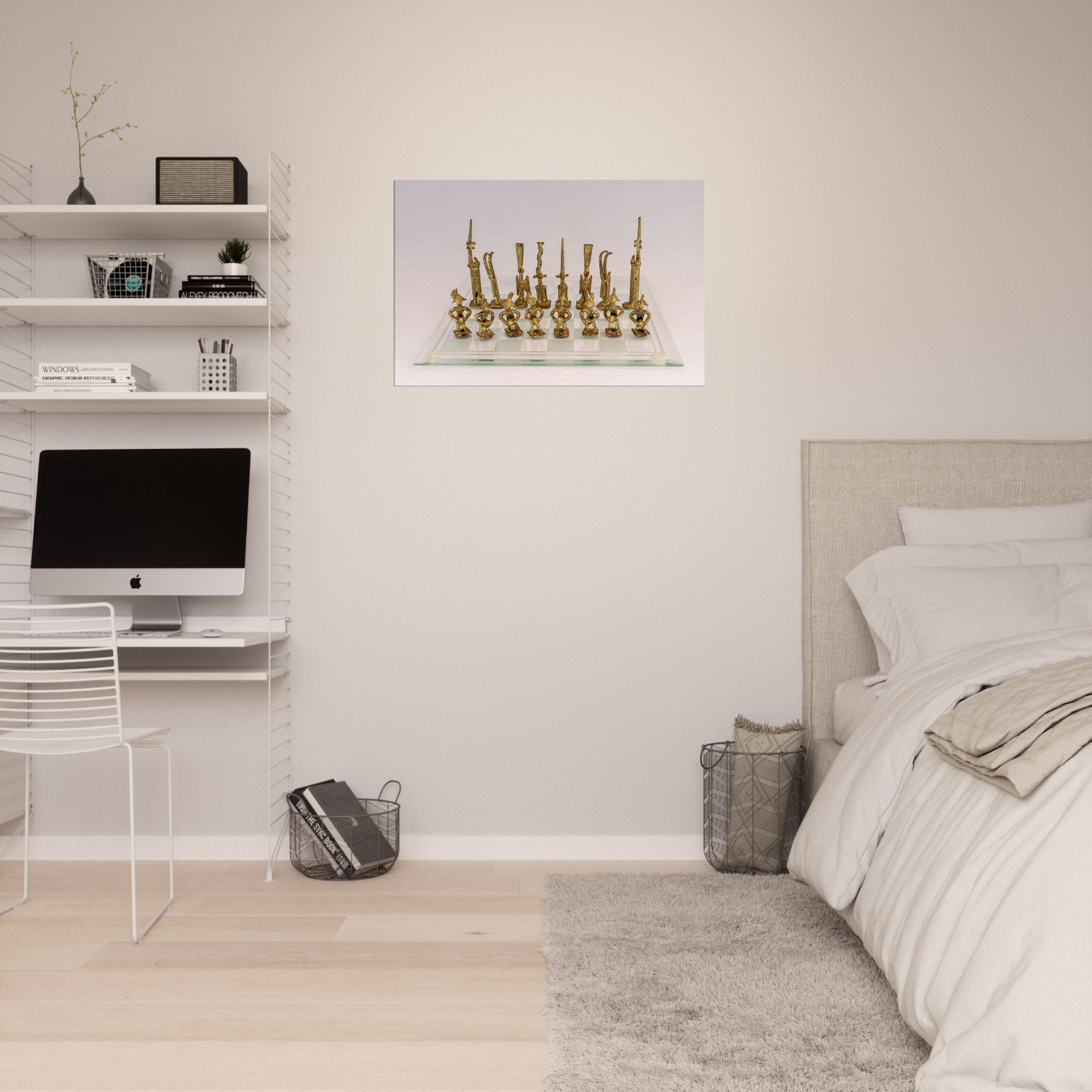 Chess themed Stretch Canvas by Istvan Maar Photography