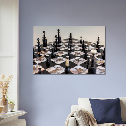 Chess themed Stretch Canvas by Istvan Maar Photography