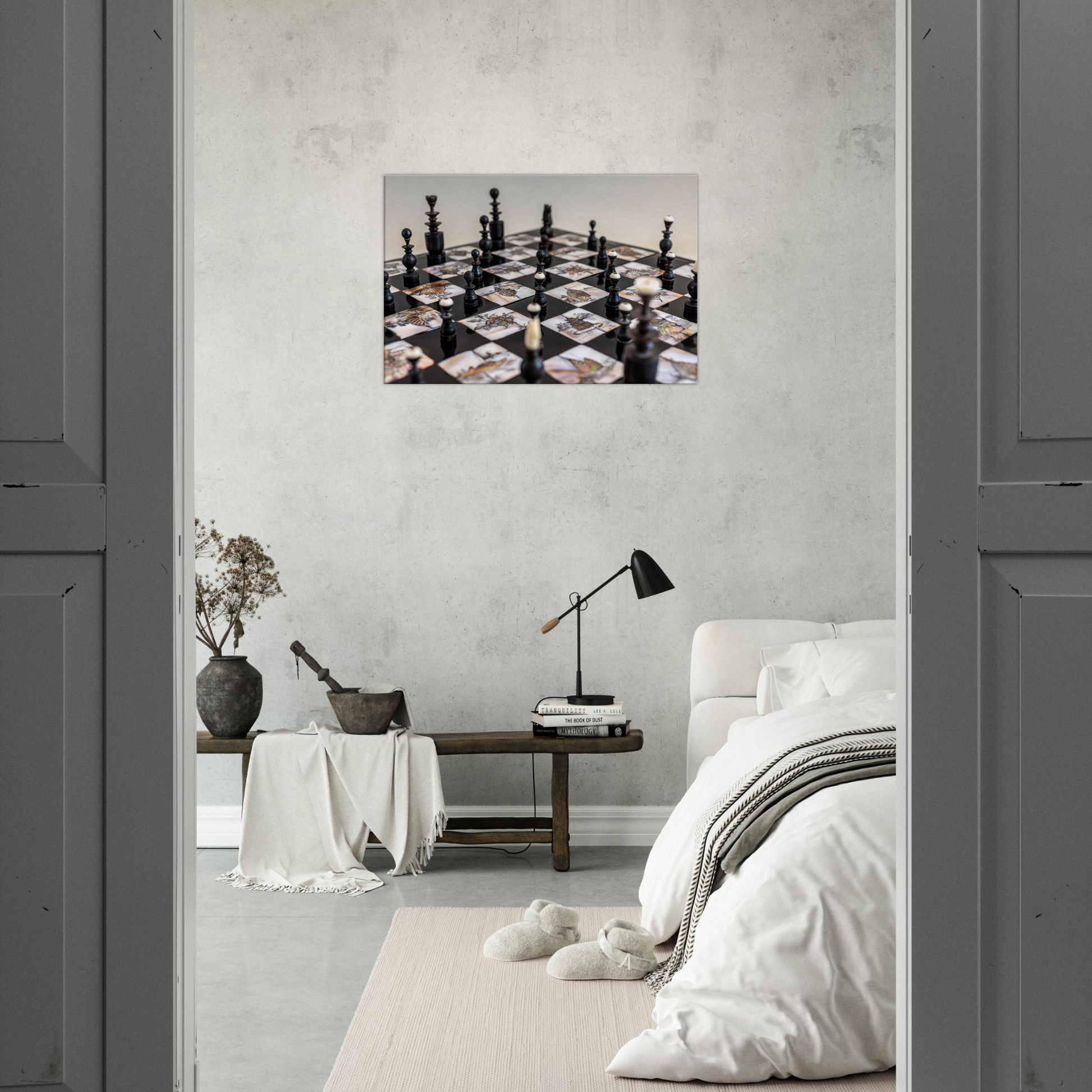 Chess themed Stretch Canvas by Istvan Maar Photography