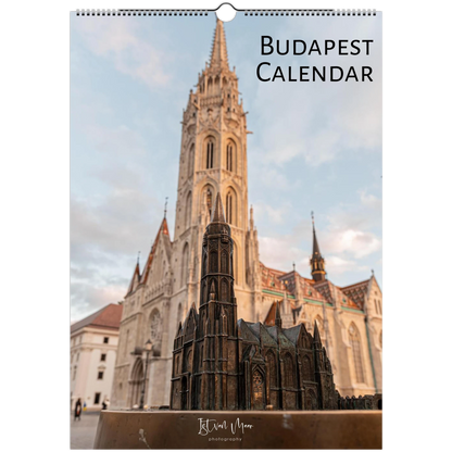 2027 Budapest Wall Calendar - front cover featuring Budapest photography by Istvan Maar