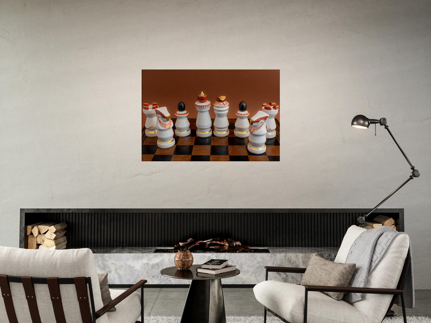 Chess themed Stretch Canvas by Istvan Maar Photography