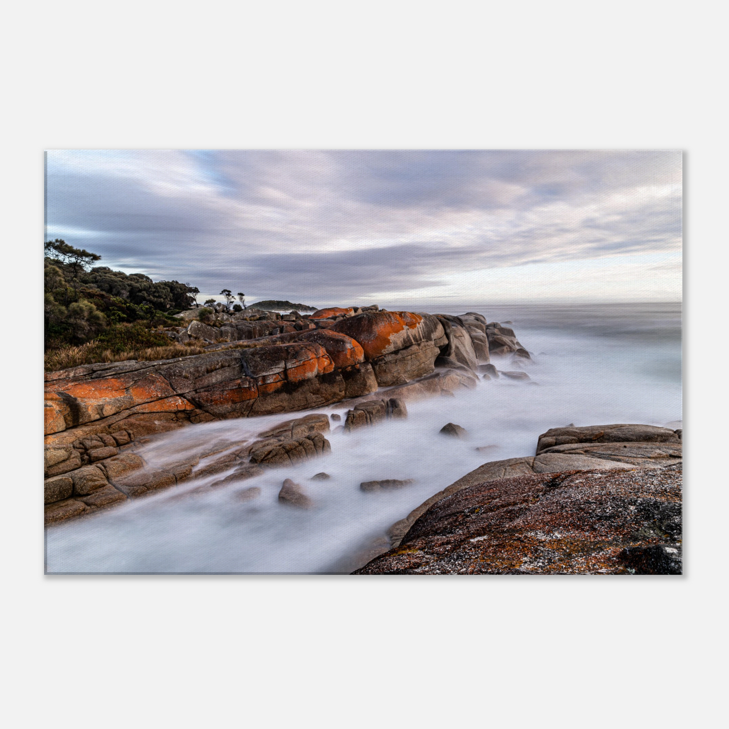 Dreamy Binalong Bay Coastal Canvas by Istvan Maar Photography - close-up