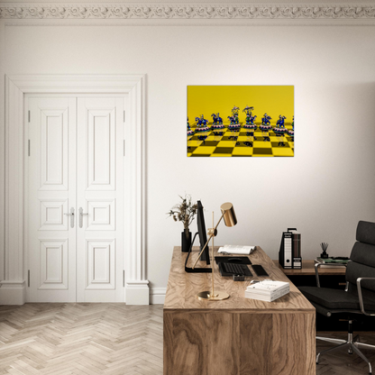 Enamel Chess Set canvas – product packaging detail