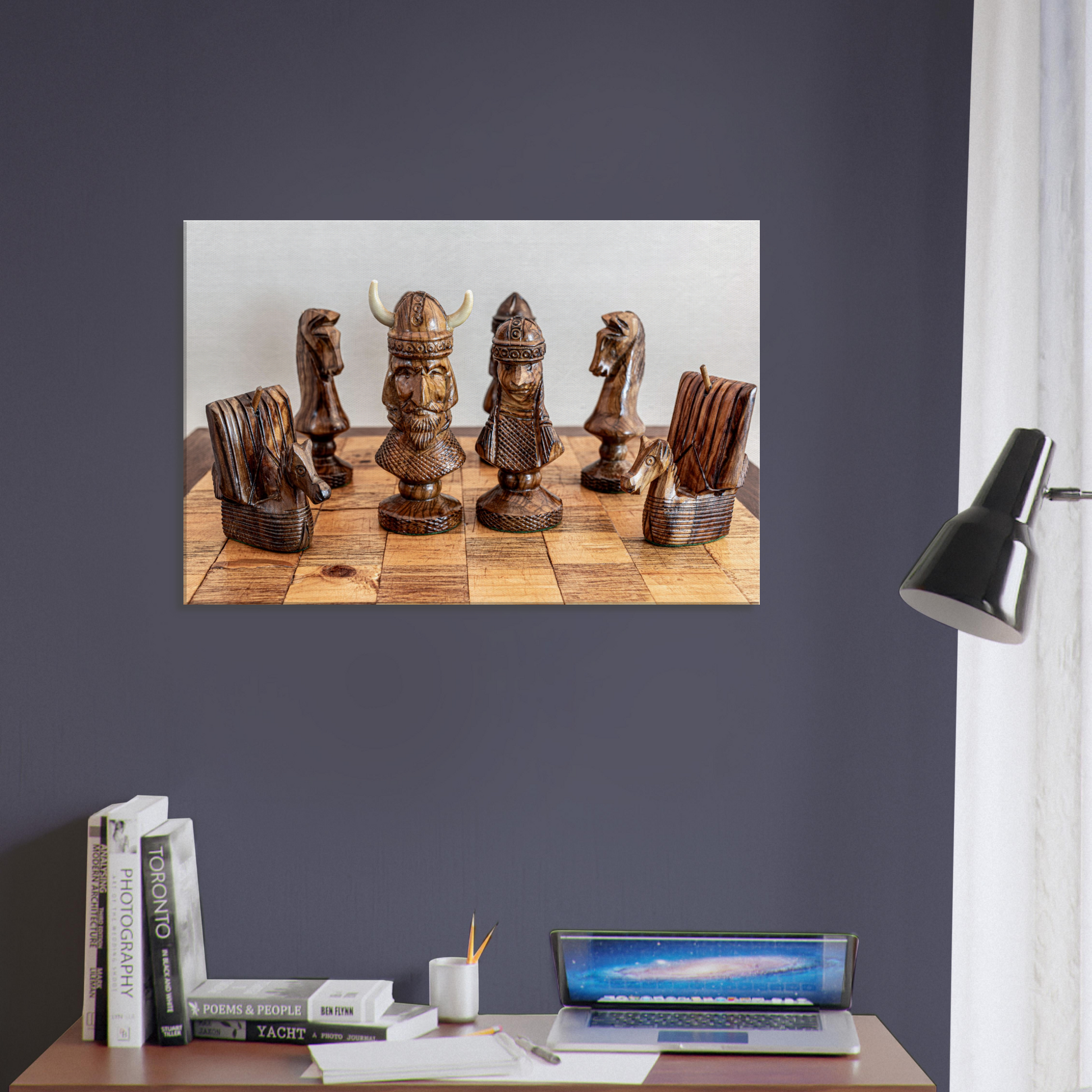 Chess themed Stretch Canvas by Istvan Maar Photography