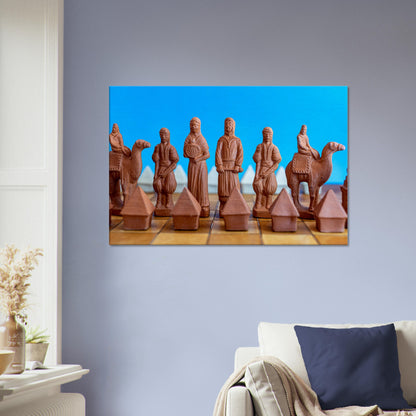 Chess themed Stretch Canvas by Istvan Maar Photography