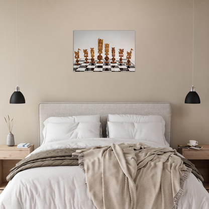 Chinese Puzzle Ball Chess Set Canvas by Istvan Maar Photography - master bedroom unique wall art 