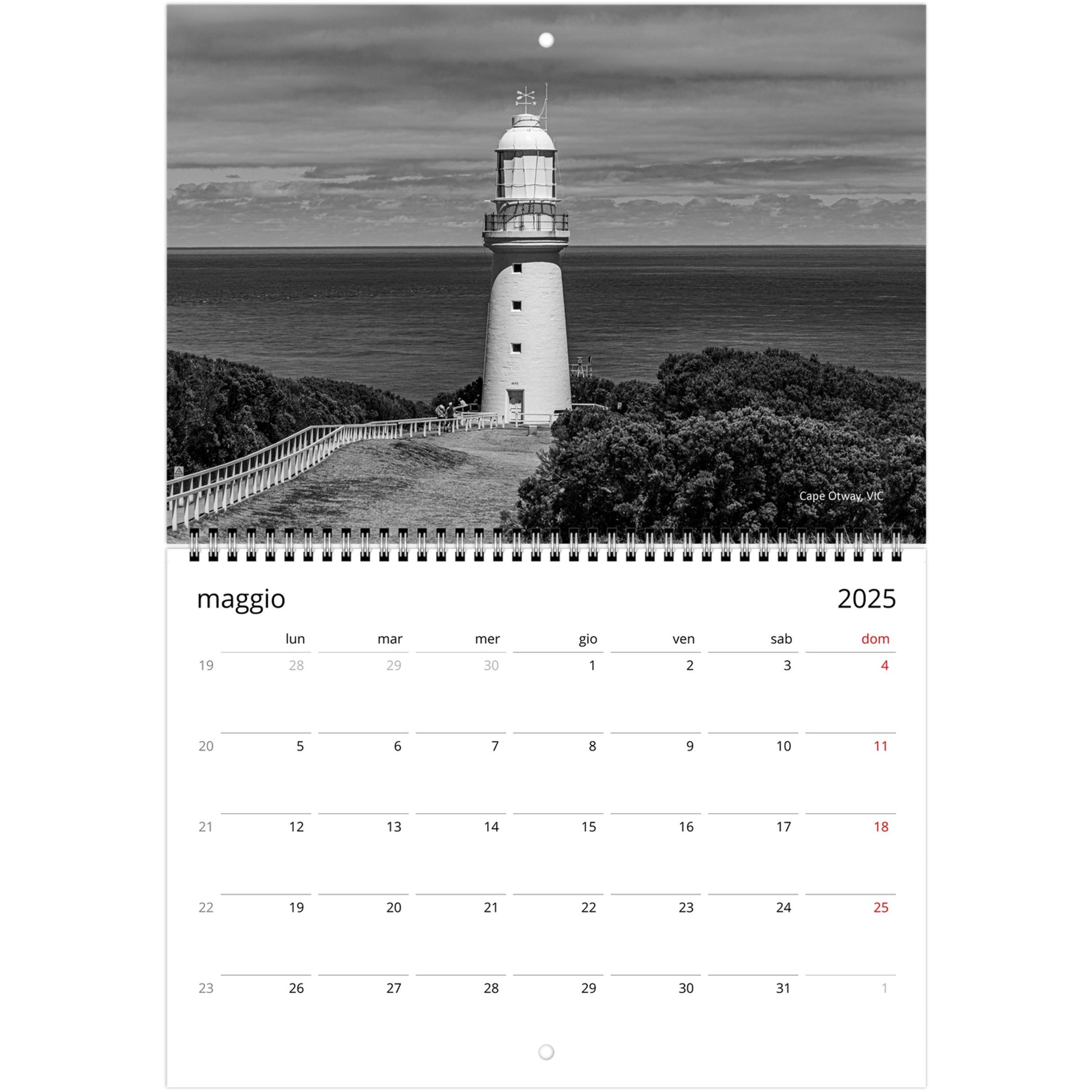 Lighthouse Wall Calendar by Istvan Maar Photography