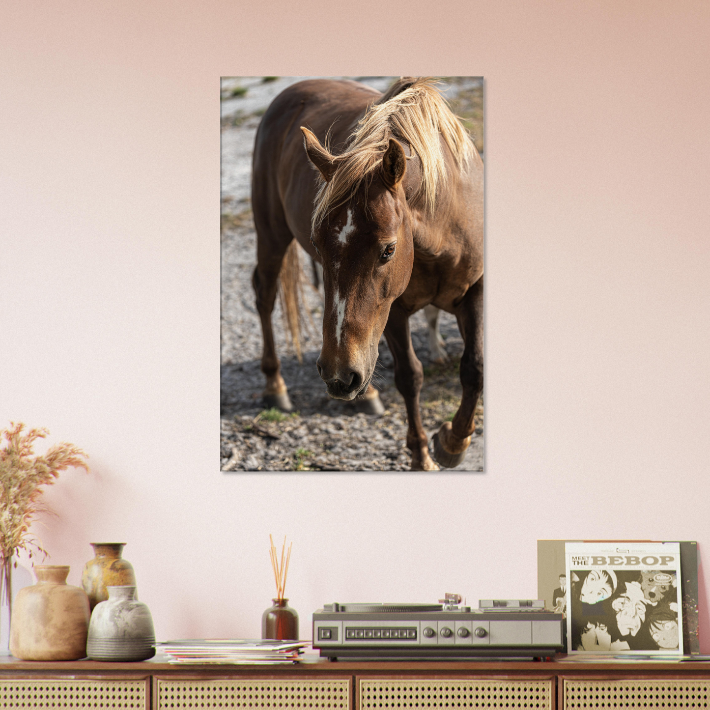 Nursery Wall art Canvas Horse Domestic Animal by Istvan Maar Photography