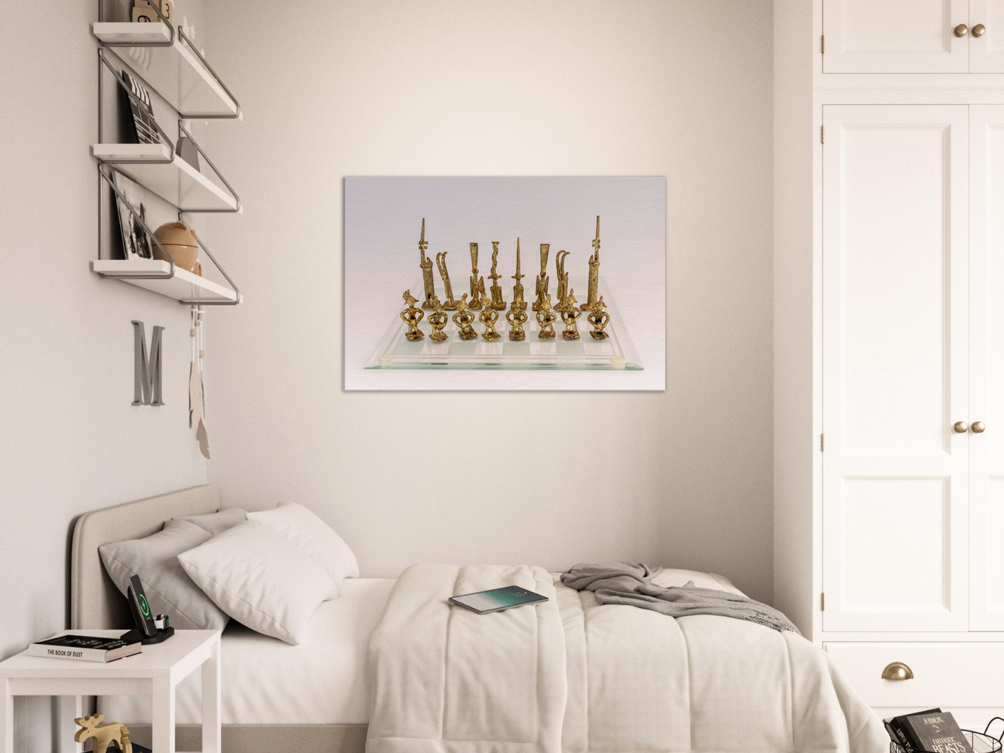 Chess themed Stretch Canvas by Istvan Maar Photography