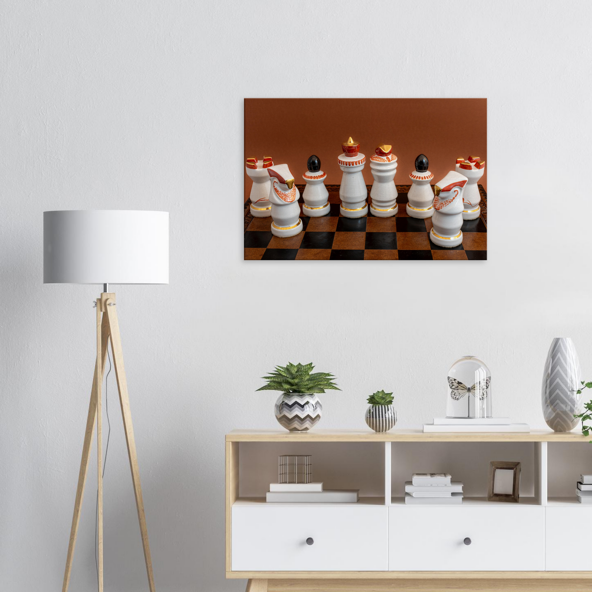 Chess themed Stretch Canvas by Istvan Maar Photography