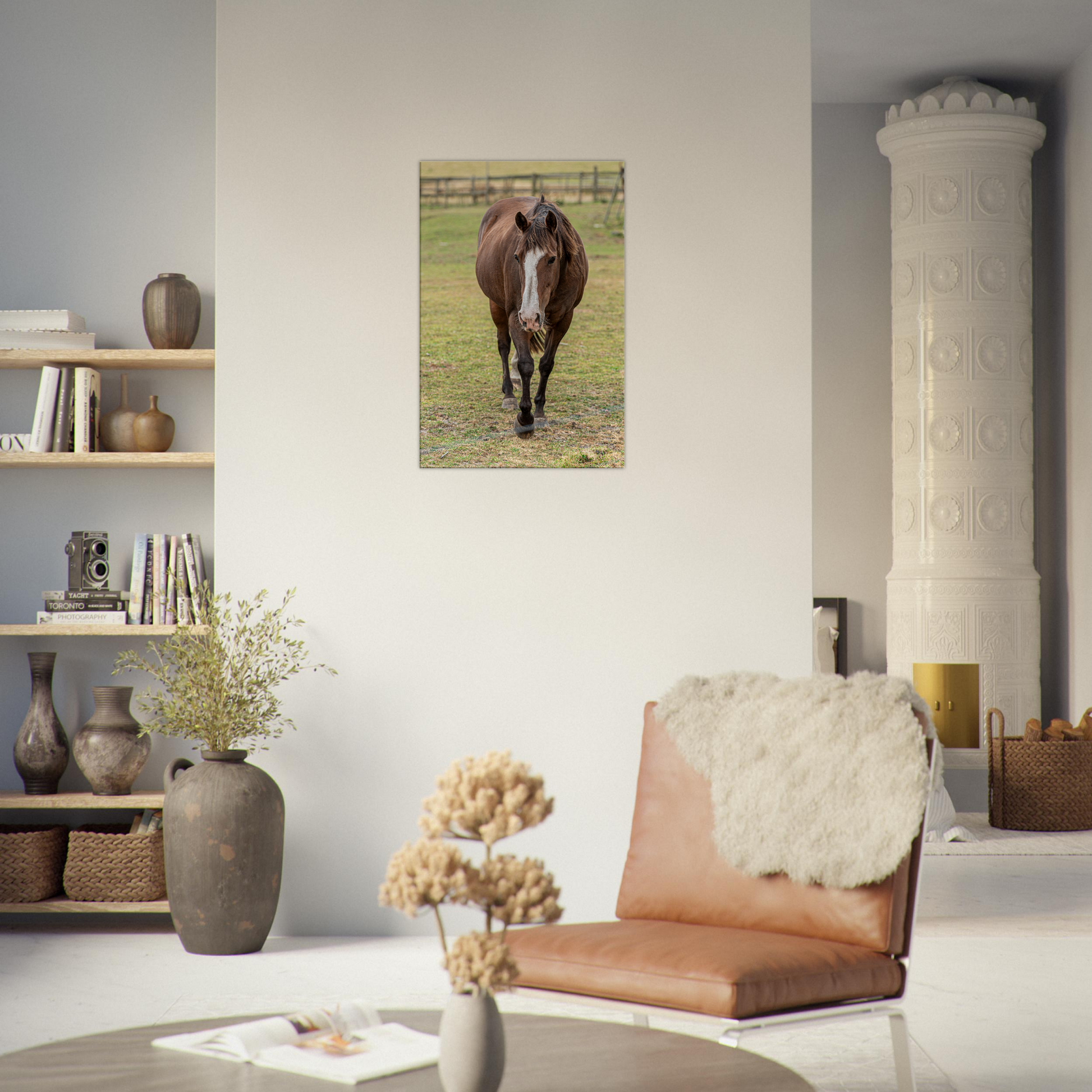 Horse Nursery Physical Print Canvas by Istvan Maar photography