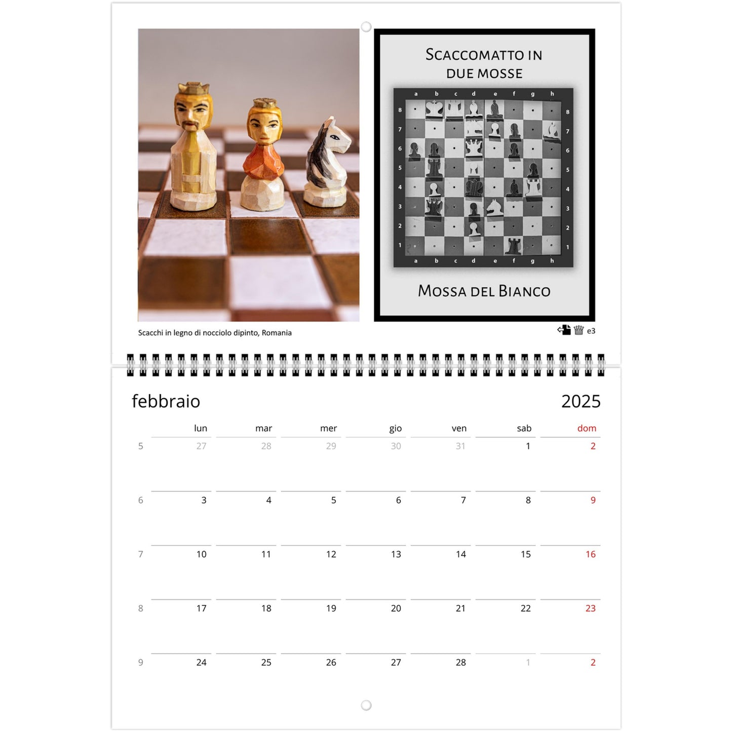 Personalized Chess Puzzle Calendar by Istvan Maar Photography