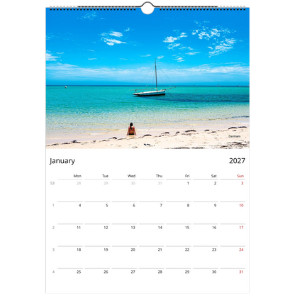 2027 Western Australia Wall Calendar - lifestyle wall display in home interior