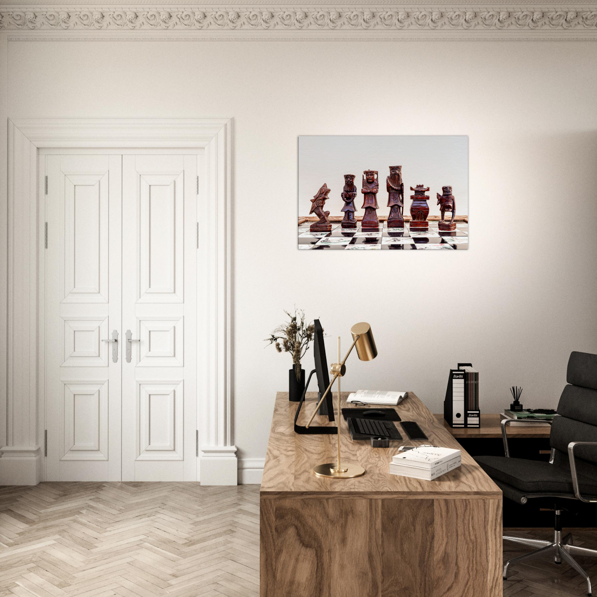 Chess themed Stretch Canvas by Istvan Maar Photography