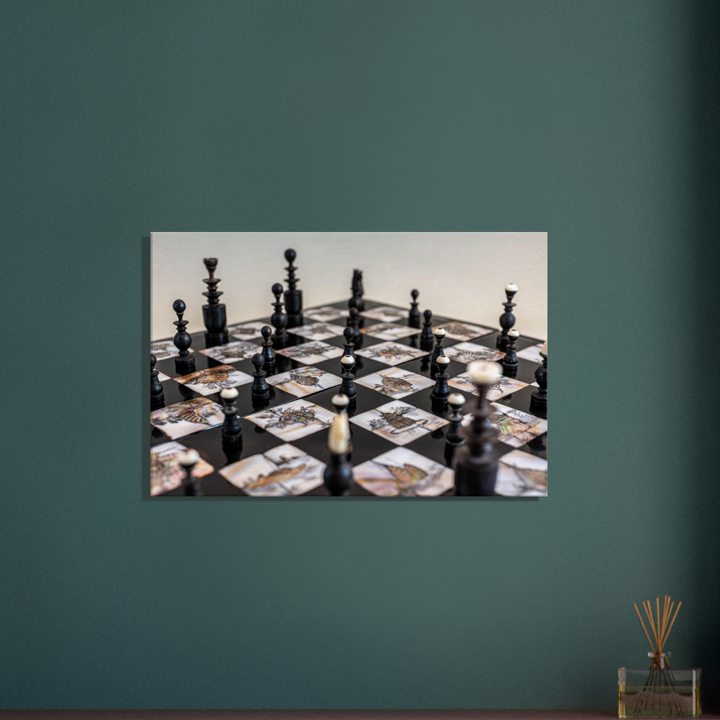 Chess themed Stretch Canvas by Istvan Maar Photography