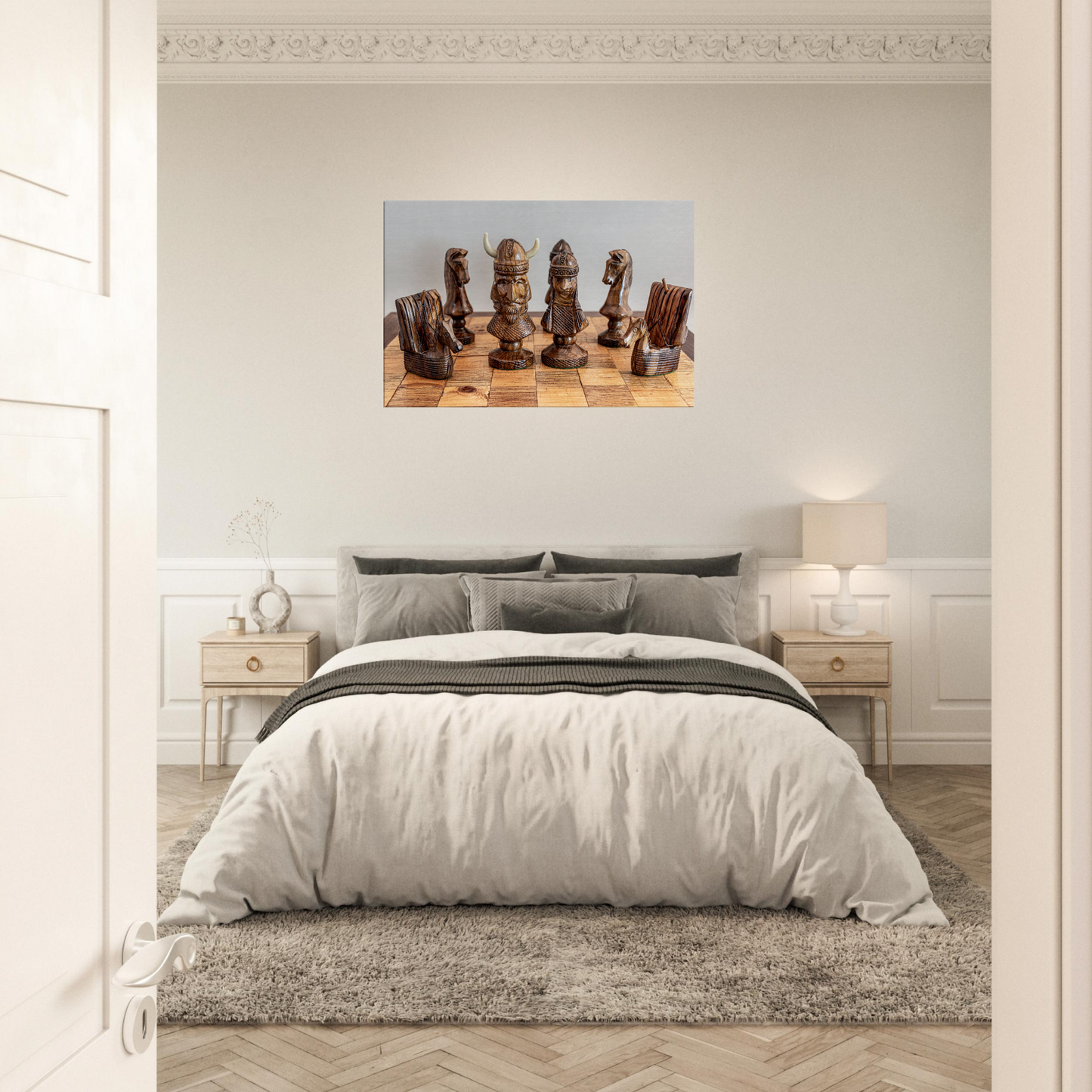 Chess themed Stretch Canvas by Istvan Maar Photography