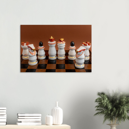 Chess themed Stretch Canvas by Istvan Maar Photography