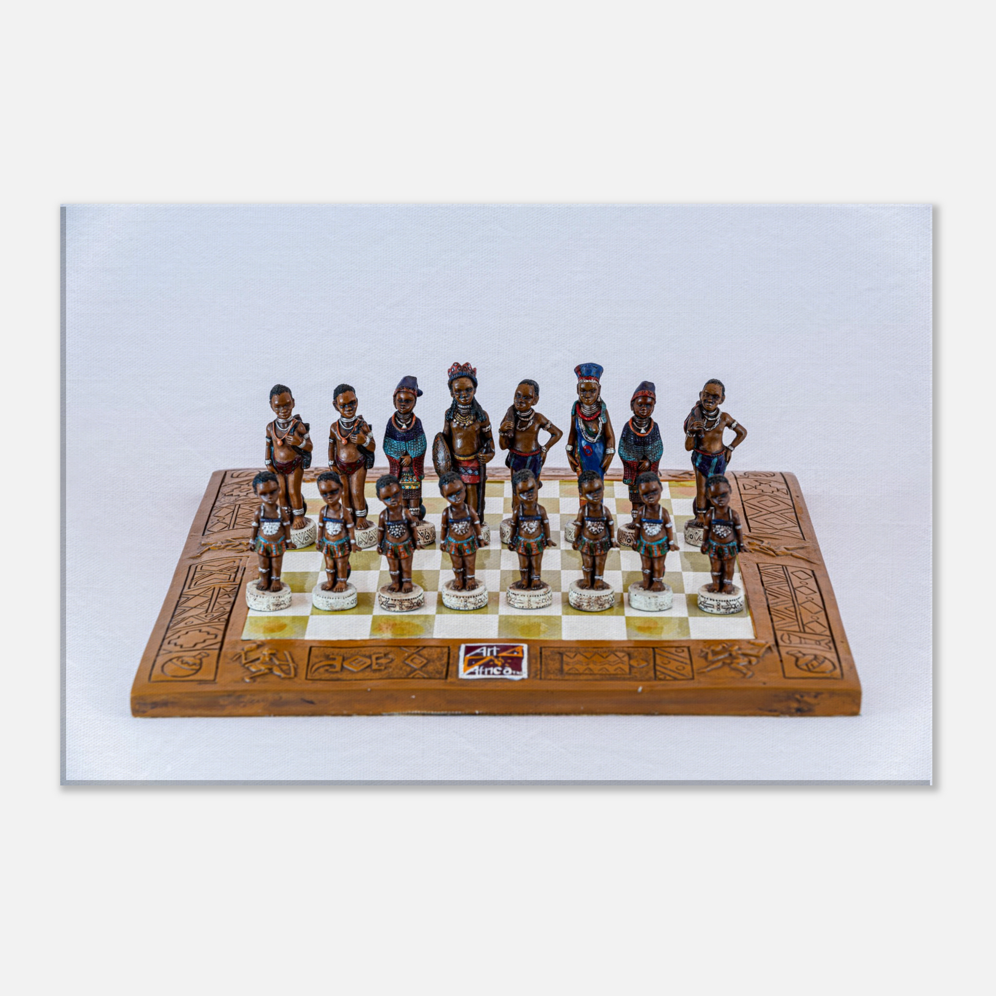 Trbial Chessmen canvas by Istvan Maar Photography - close-up