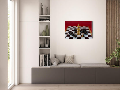 Vienna Chess Set Canvas by Istvan Maar Photography - wall art