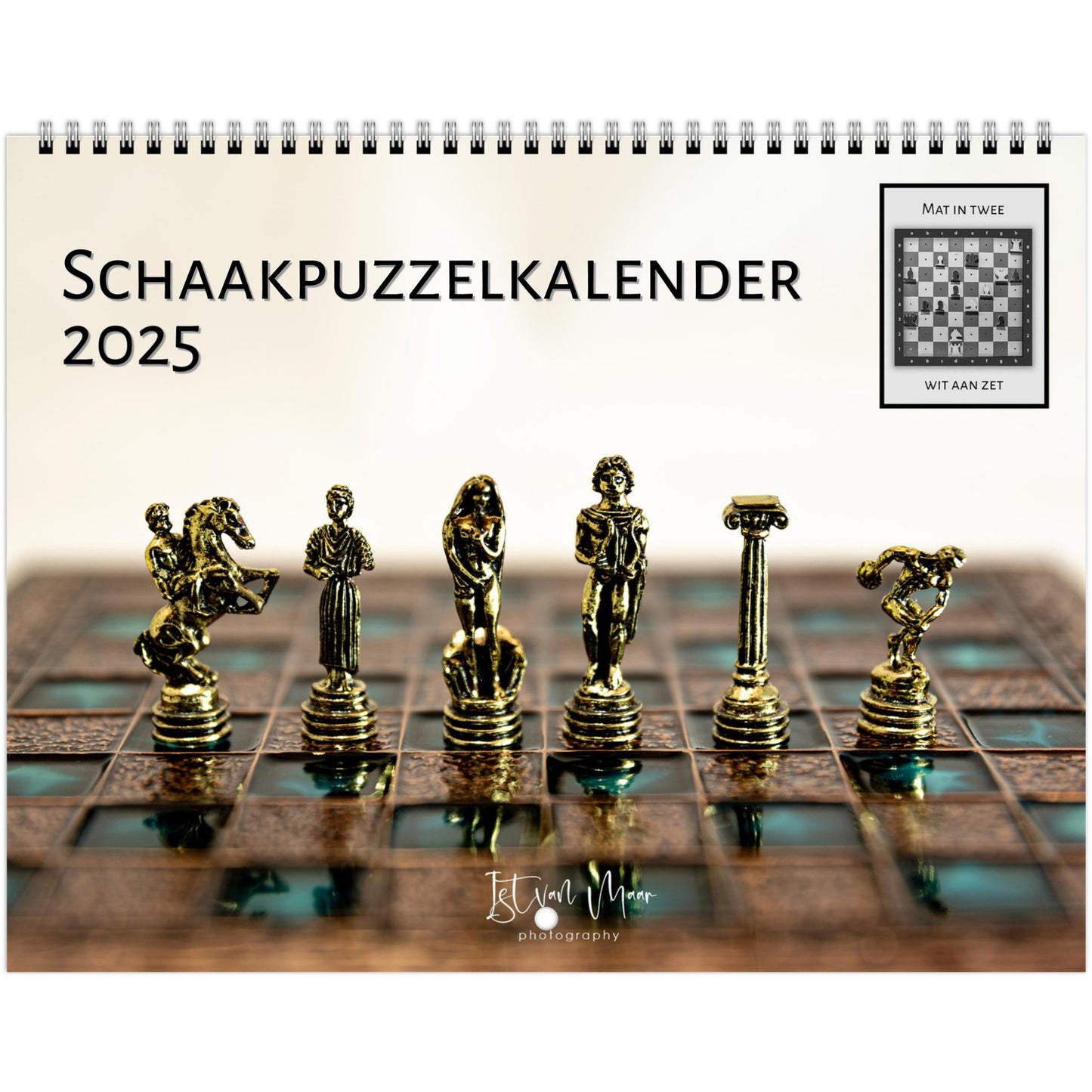 2025 Chess Wall Calendar by Istvan Maar Photography 