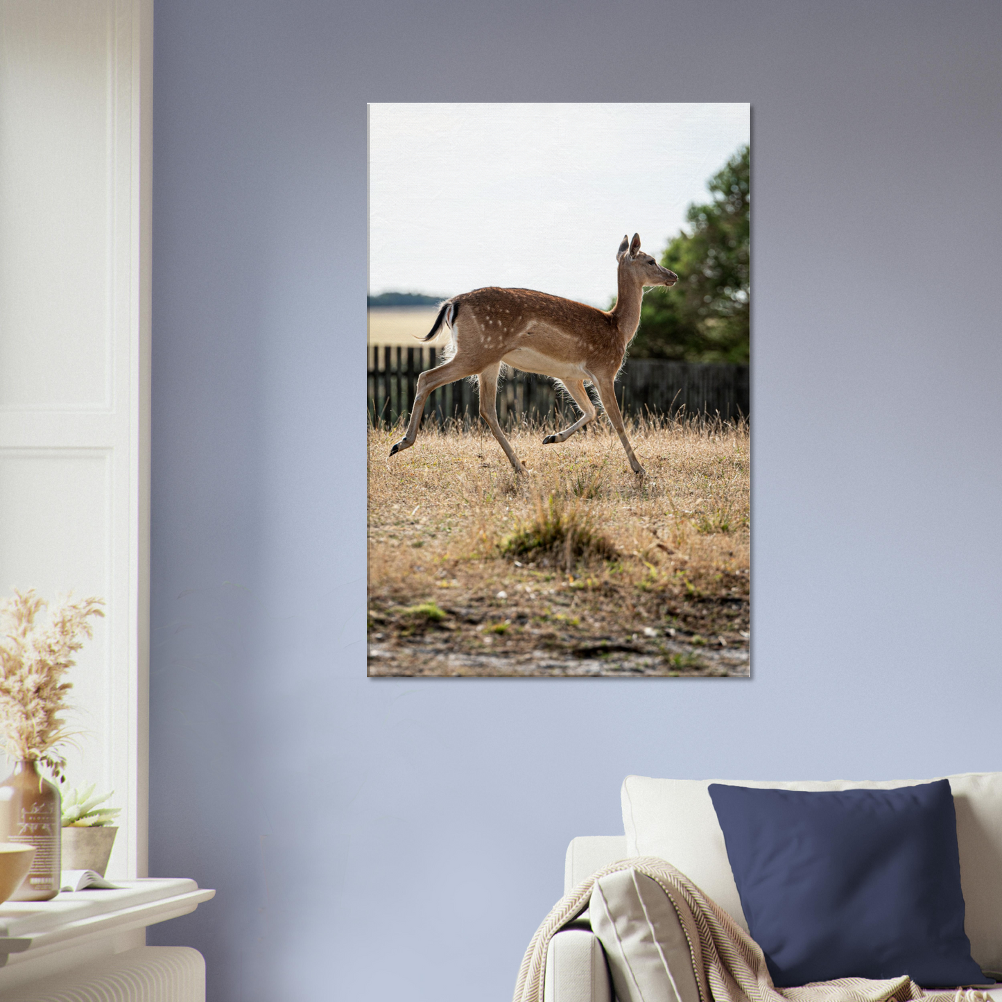 	
Deer Wildlife Animals Art Nursery Photography Wall Decor Kids Room Poster Playroom Artwork Stag Stretched Canvas 197