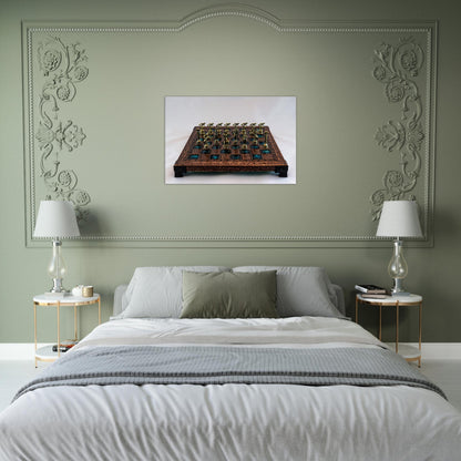 Greek Mythology Themed Chess Set Canvas by Istvan Maar Photography - Master bedroom