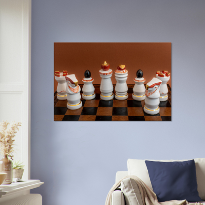 Chess themed Stretch Canvas by Istvan Maar Photography