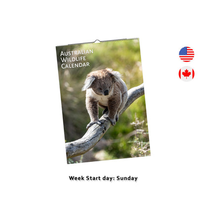 2025 Australian Wildlife Wall Calendar | Ledger Vertical | English | Week Starts Sunday | 0488 - Istvan Maar Photography