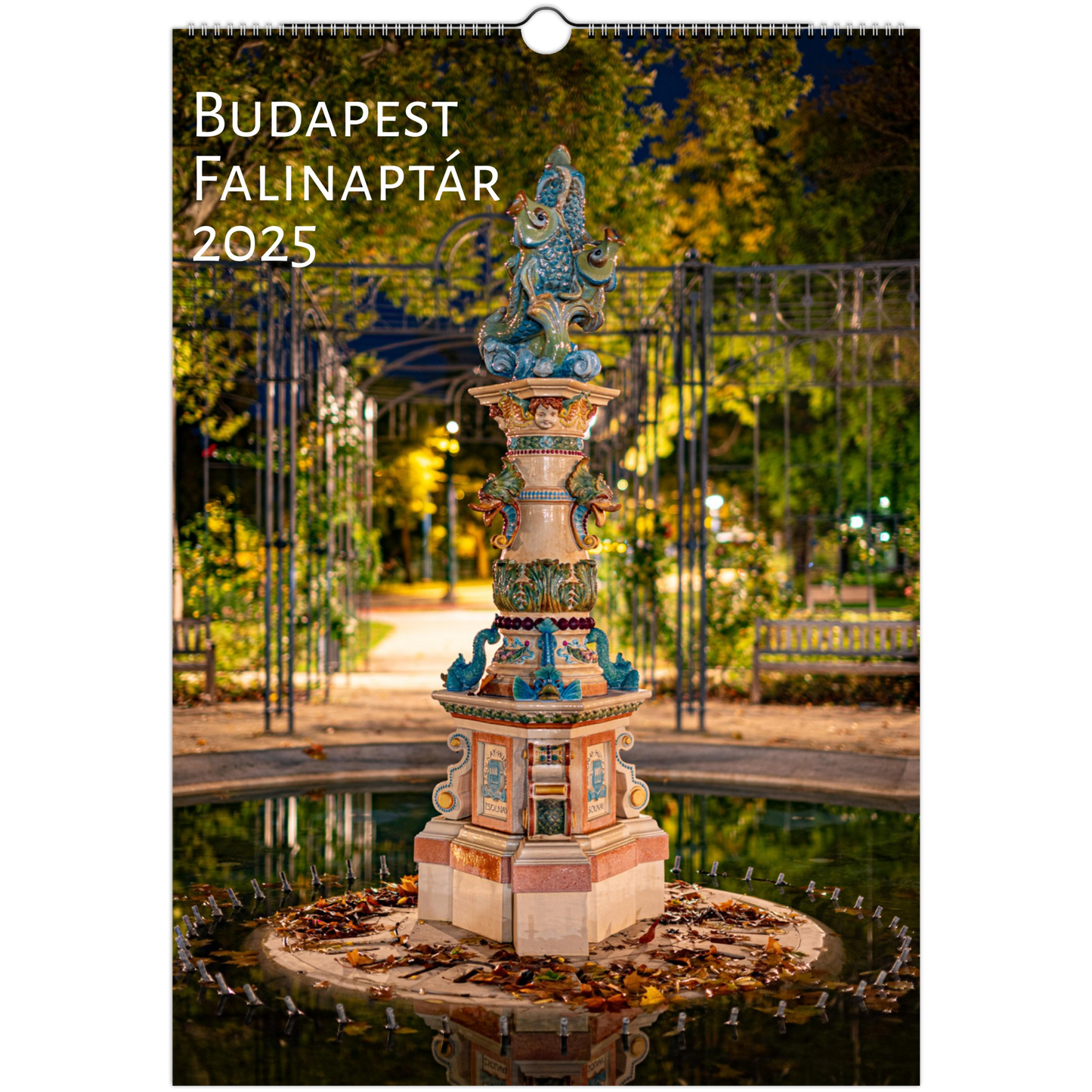 Budapest wall calendar by Istvan Maar Photography in Hungarian