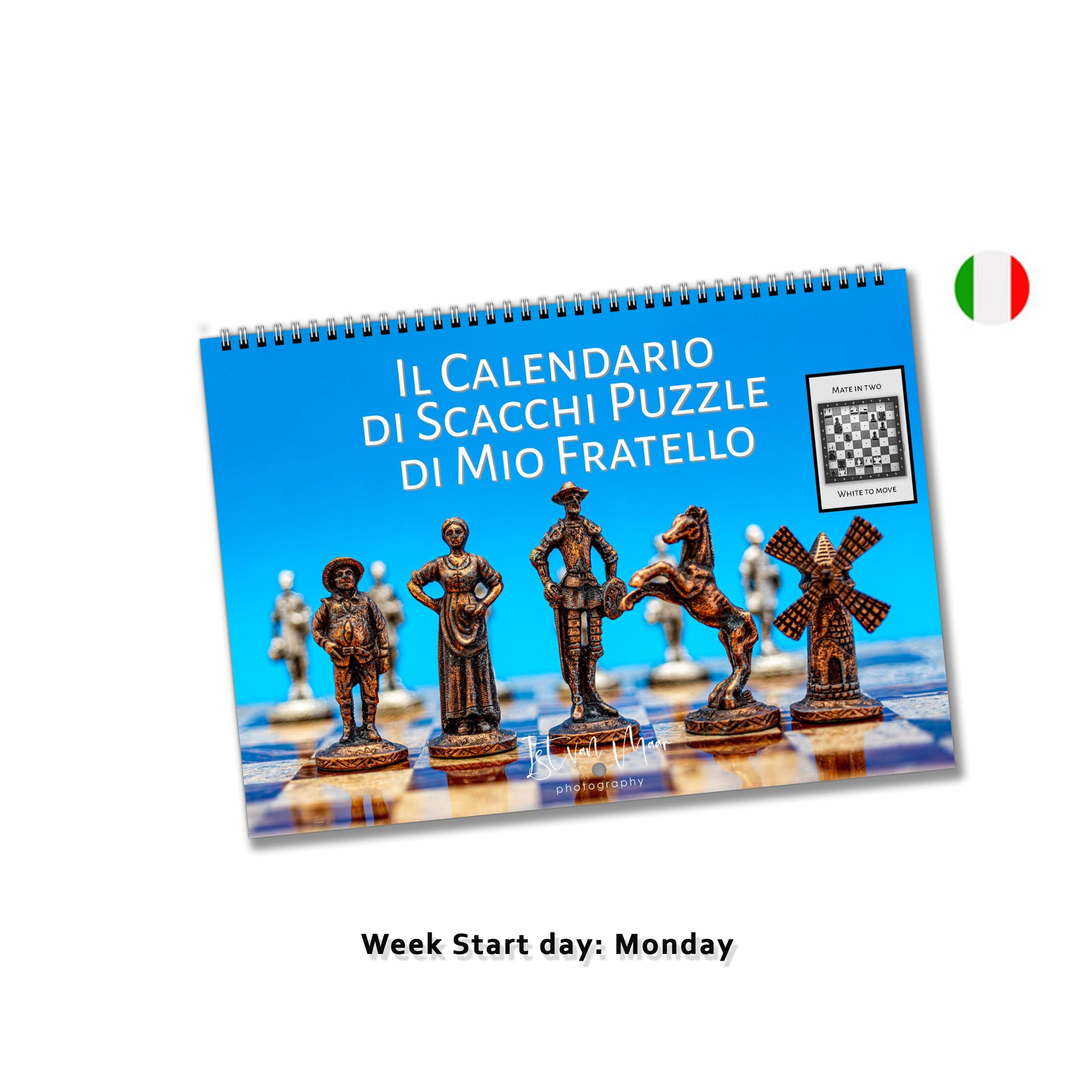 Chess Puzzle Calendar by Istvan Maar Photography