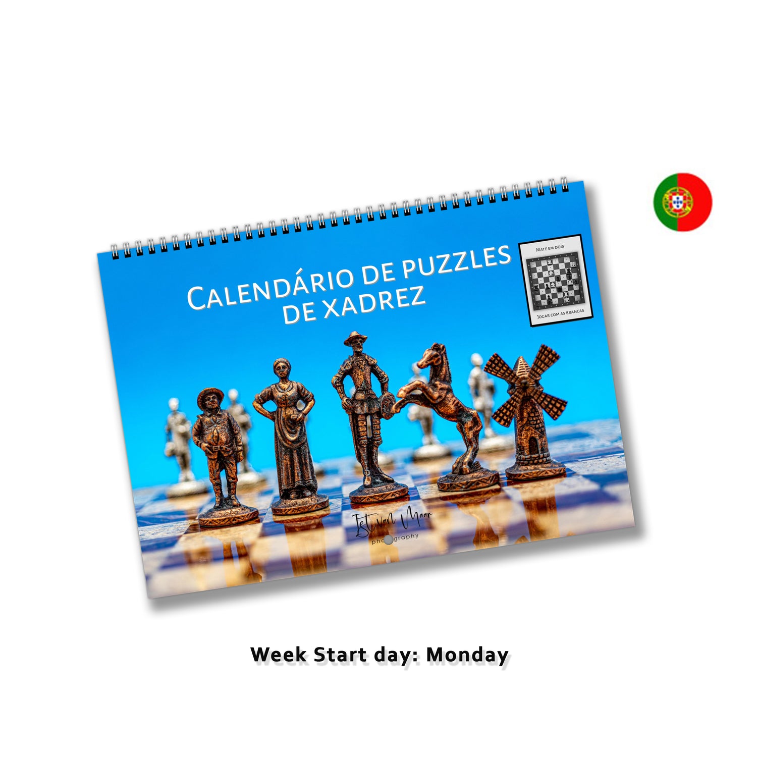 Personalised Unique Chess Puzzle Calendar by Istvan Maar Photography