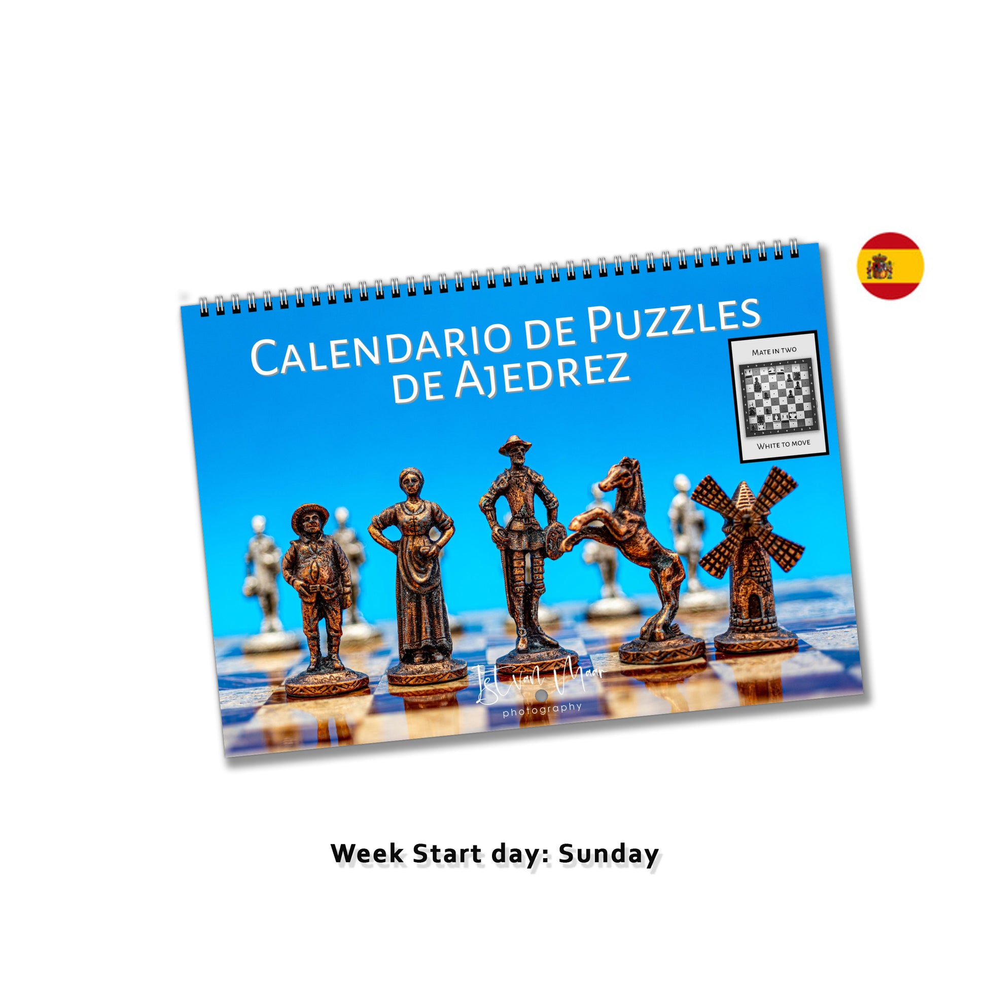 Chess Puzzle Calendar by Istvan Maar Photography