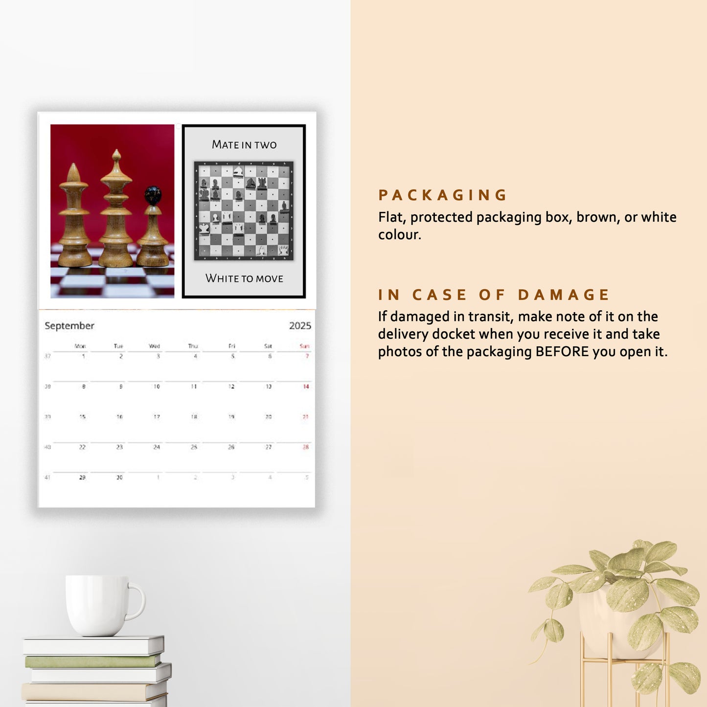 Packaging of a Unique Chess Calendar by Istvan Maar Photography