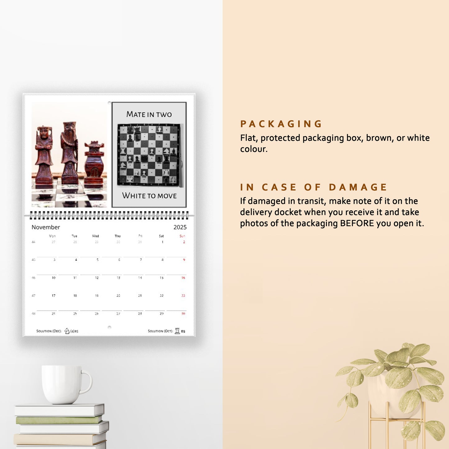 Packaging of a Unique Chess Calendar by Istvan Maar Photography