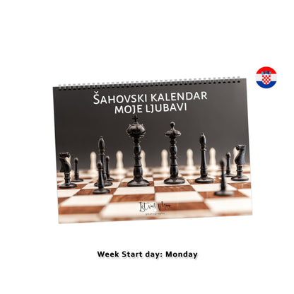 Unique personalised chess wall calendar by Istvan Maar Photography