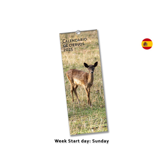 Deer calendar by Istvan Maar Photography in Spanish