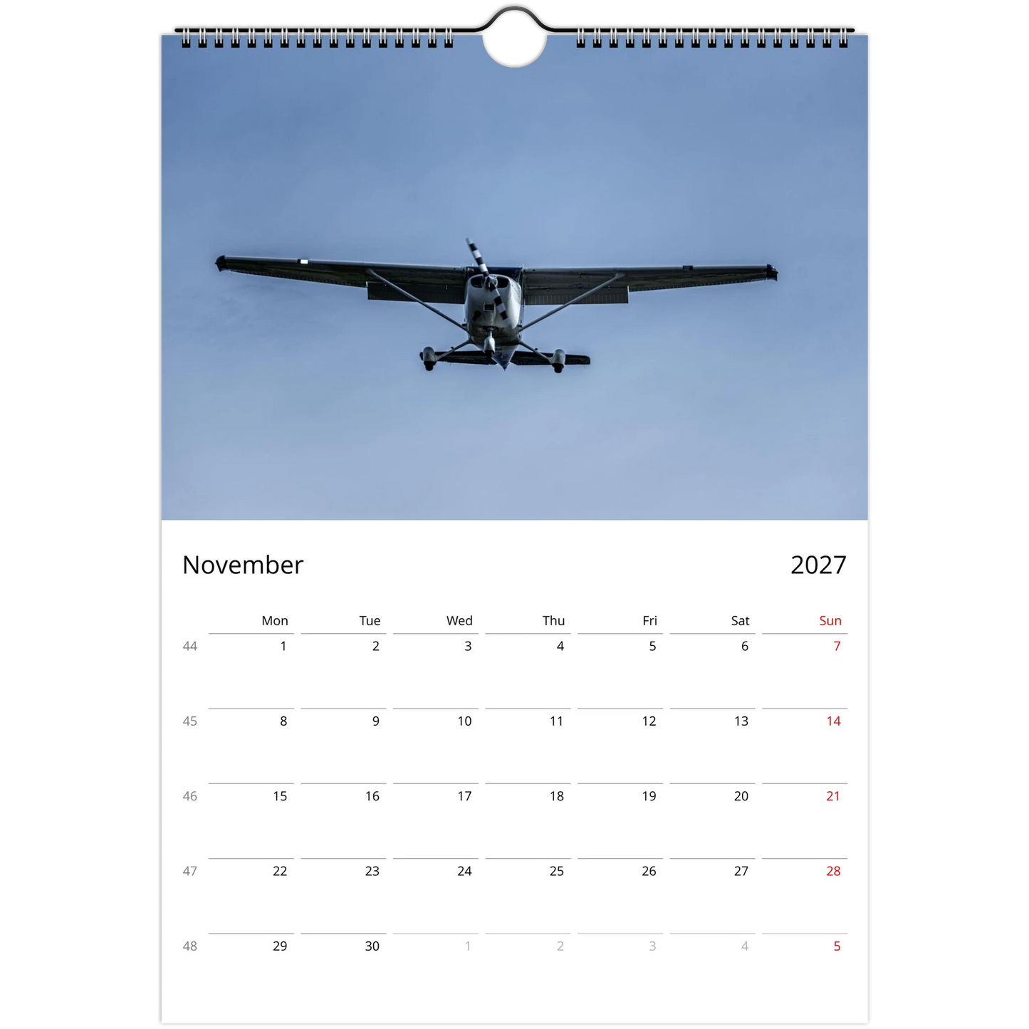 Flying high wall calendar cover by Istvan Maar Photography featuring airplanes