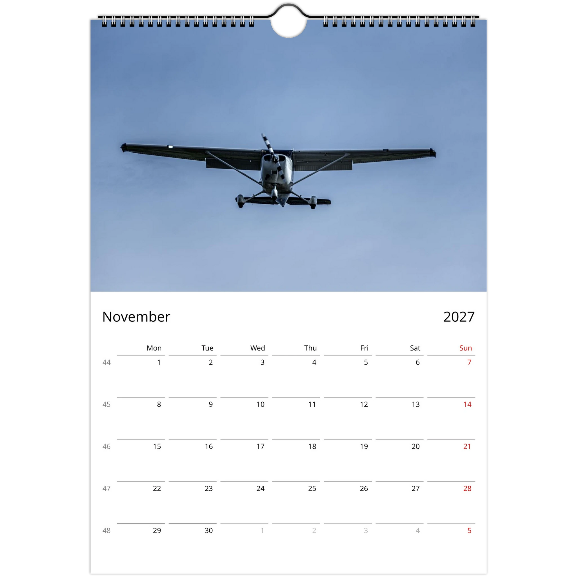 Flying high wall calendar cover by Istvan Maar Photography featuring airplanes