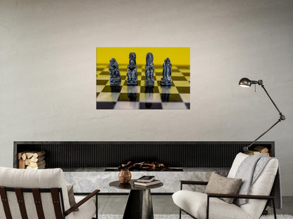 Myth and Magic Chess Set Canvas by Istvan Maar Photography home décor