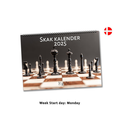 Unique Chess Calendar in Danish by Istvan Maar Photography